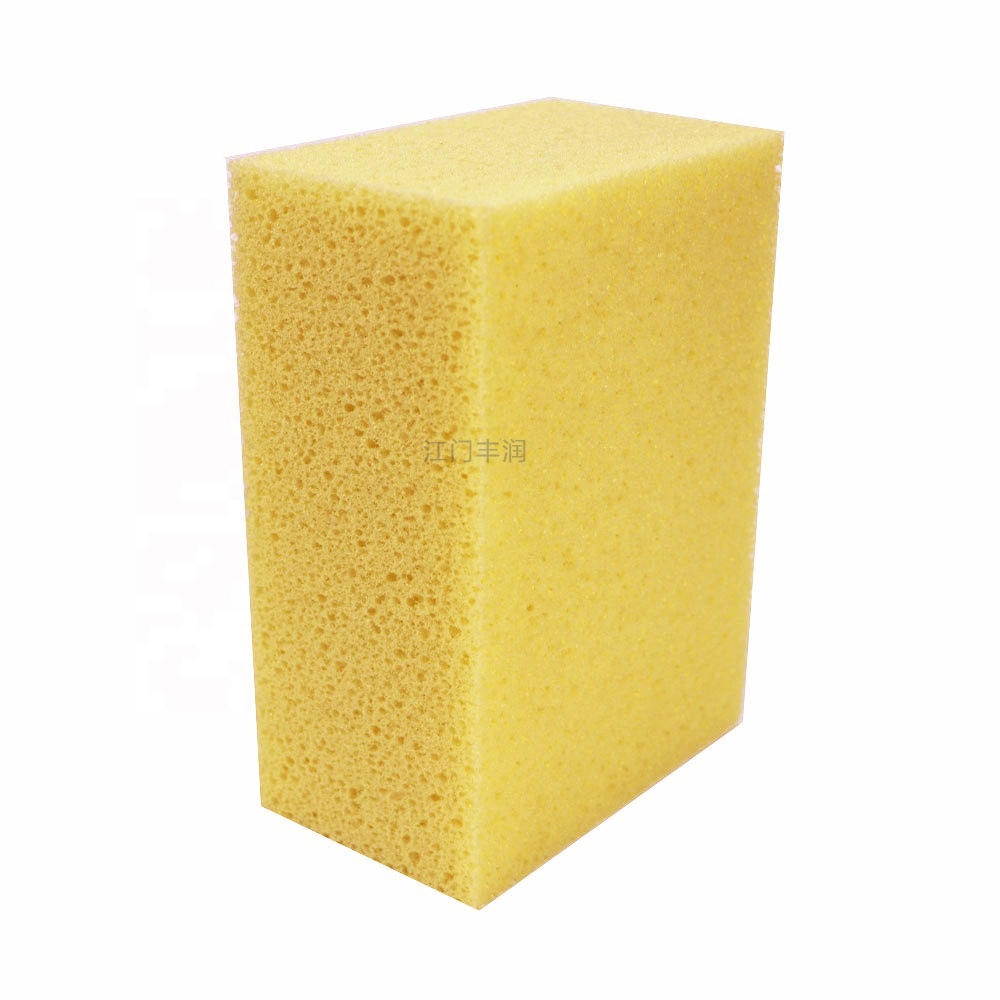 Wholesale epoxy colored sand cleaning sponge blocks, tile grouting and edge grinding large water-absorbing grouting sponge wiping from sponge manufacturers details Picture