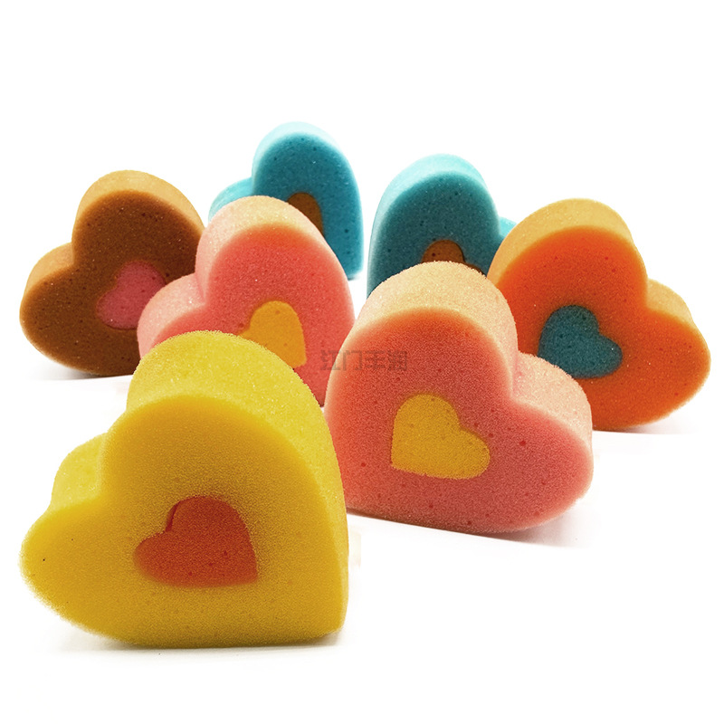 We supply patterned bath sponges, foamed sponges and bath sponge products Item Picture