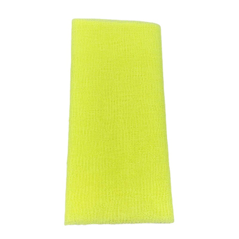 Customized nylon bath scrubbing towels, thin and long strips, bath towels, sauna towels, coarse sand rubbing mud bath towels, and pull back strips from the manufacturer Item Picture
