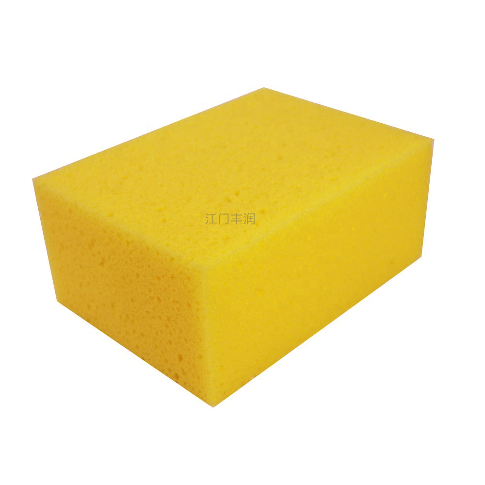 Wholesale epoxy colored sand cleaning sponge blocks, tile grouting and edge grinding large water-absorbing grouting sponge wiping from sponge manufacturers