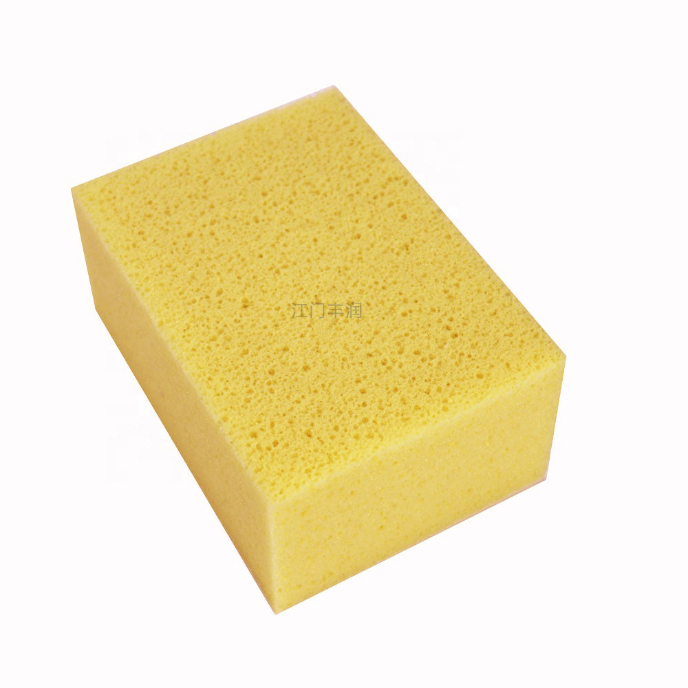 Wholesale epoxy colored sand cleaning sponge blocks, tile grouting and edge grinding large water-absorbing grouting sponge wiping from sponge manufacturers Item Picture