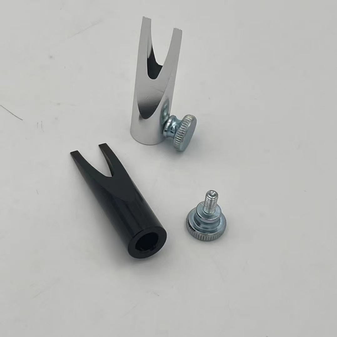 New Eyebrow pencil sleeve Wooden eyebrow pencil Metal sharpener Double-sided U-shaped card slot eyebrow pencil sharpening tool thumbnail