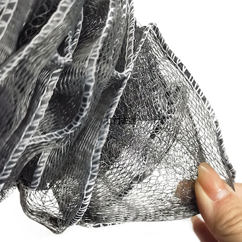 We recommend the new gray-black bamboo charcoal bath flower. You can order large men's bath balls and bath flower scrubs made of recycled materials Specification image