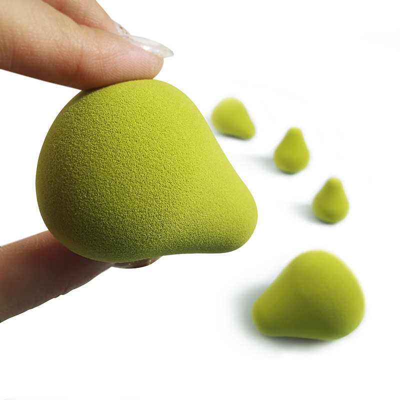Factory direct sales of beauty eggs, all-English packaging, super soft, powder-free sponge eggs, dry and wet dual-purpose pear-shaped powder puff Item Picture