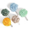 厂家直销玫瑰花型 花型浴球 美观实用多款颜色 玫瑰花图