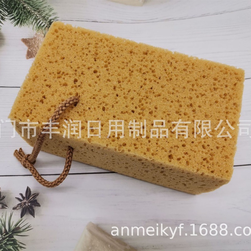Factory direct supply of extra-large honeycomb coral square car wash sponge with rich foaming and high water absorption cleaning sponge details Picture