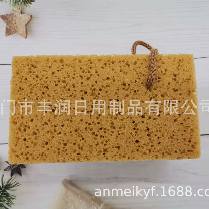 Factory direct supply of extra-large honeycomb coral square car wash sponge with rich foaming and high water absorption cleaning sponge Specification image