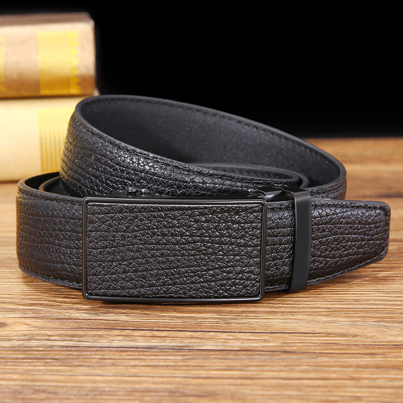 Men's belt with crocodile bark automatic buckle belt, business new scratch-resistant casual belt, our own factory Application Scenario