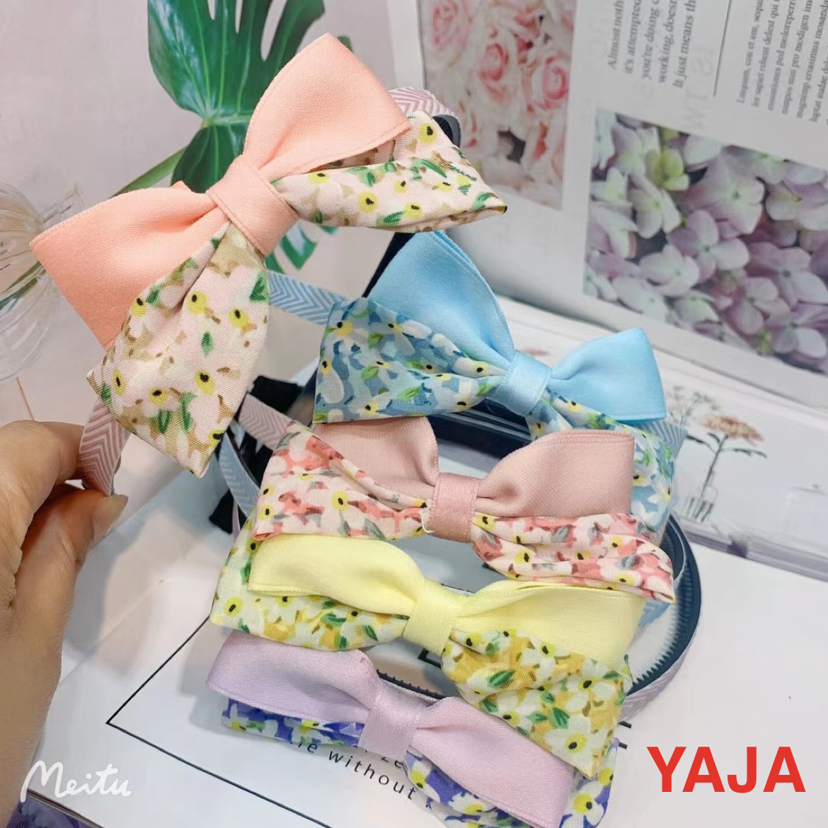 Yongaijiu Ai student headbands, children's cute hair bands, bow hair clips, toothed anti-slip headbands, headwear and hair accessories
