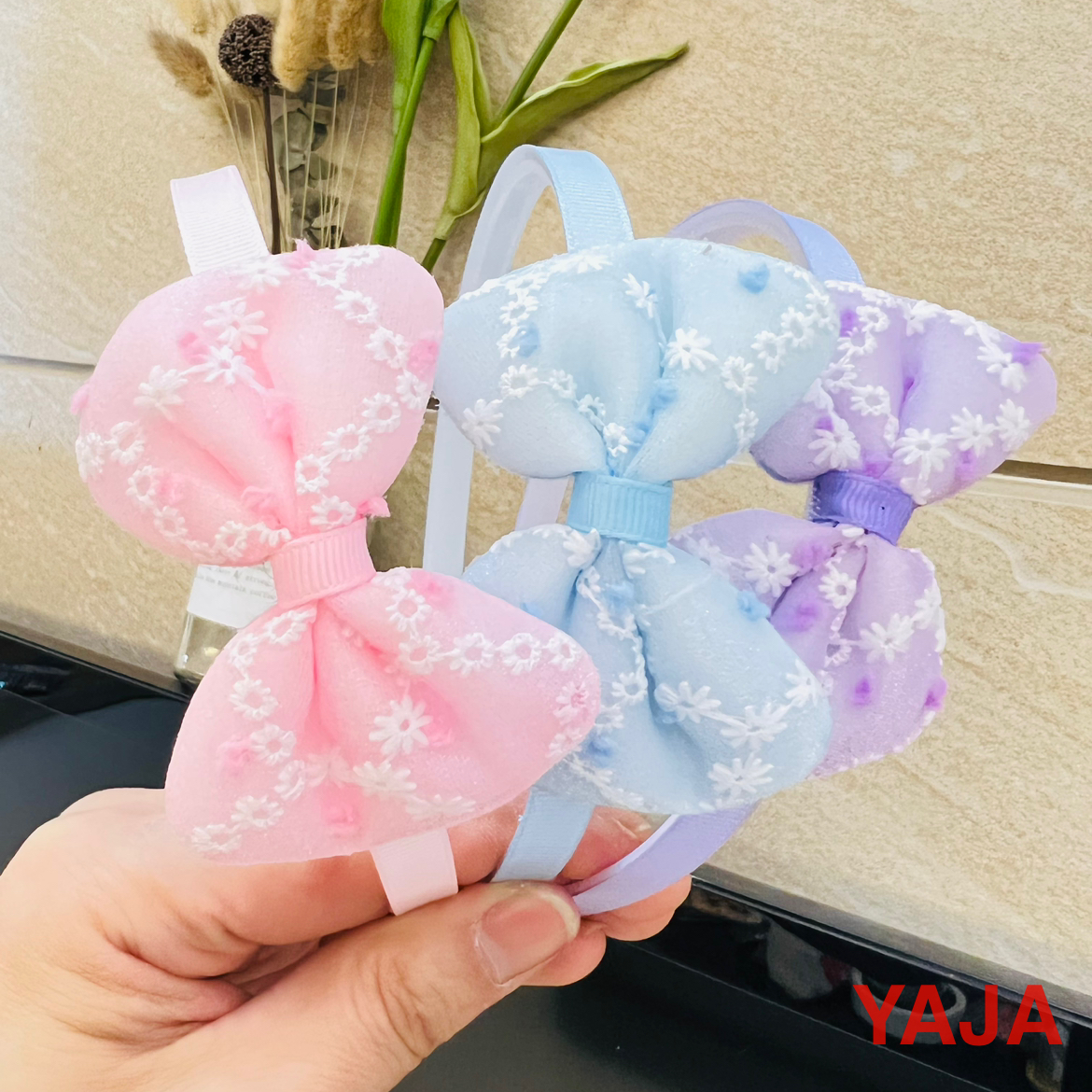 Yongai Jiu Ai hair band, mermaid sequined mesh, bow, princess style, cute children's toothed headband, hair clip Specification image