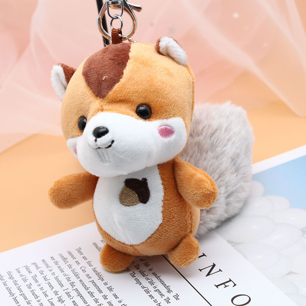 Cute plush bears, adorable couple schoolbags, keychains, pendants, plush dolls, and commemorative gifts for graduating boys and girls Specification image