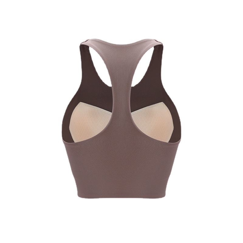 Large-sized sports underwear, women's high-strength shock-absorbing bra, running yoga wear, beauty vest, seamless gathering fitness bra Item Picture