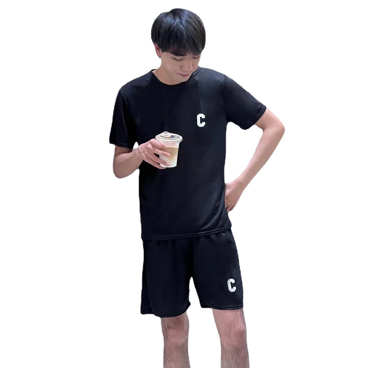 牛仔白底实物图