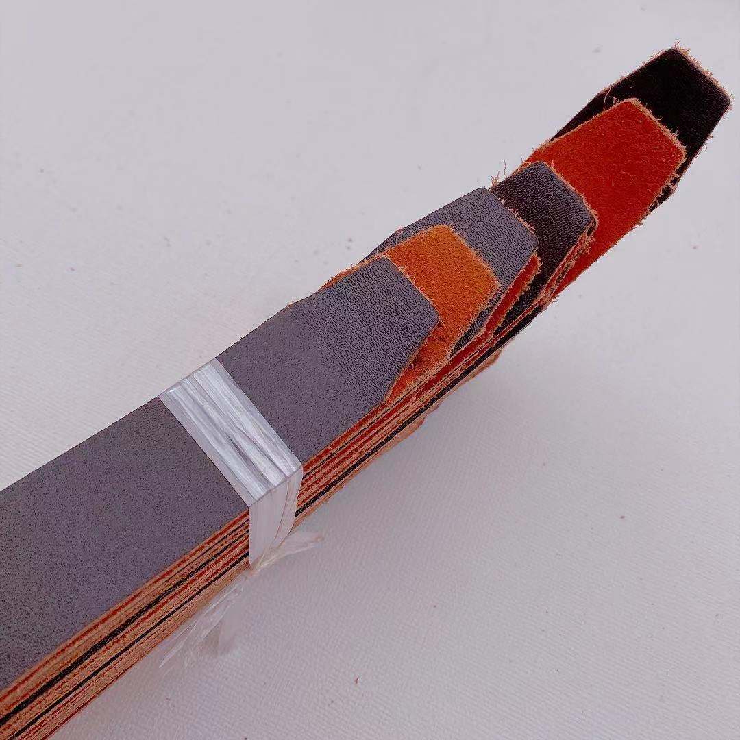 Men's labor protection electrician belts, cut cowhide miner belts, and genuine cowhide belts in stock are selling well at the street fair details Picture