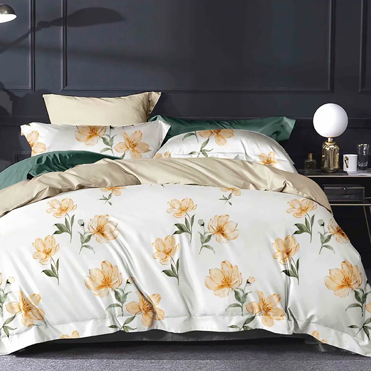 Bedding Four Sets Of Simple Chemical Fiber Bed Cover Four Sets Of Three Sets Of Wholesale Custom Size Specification drawing