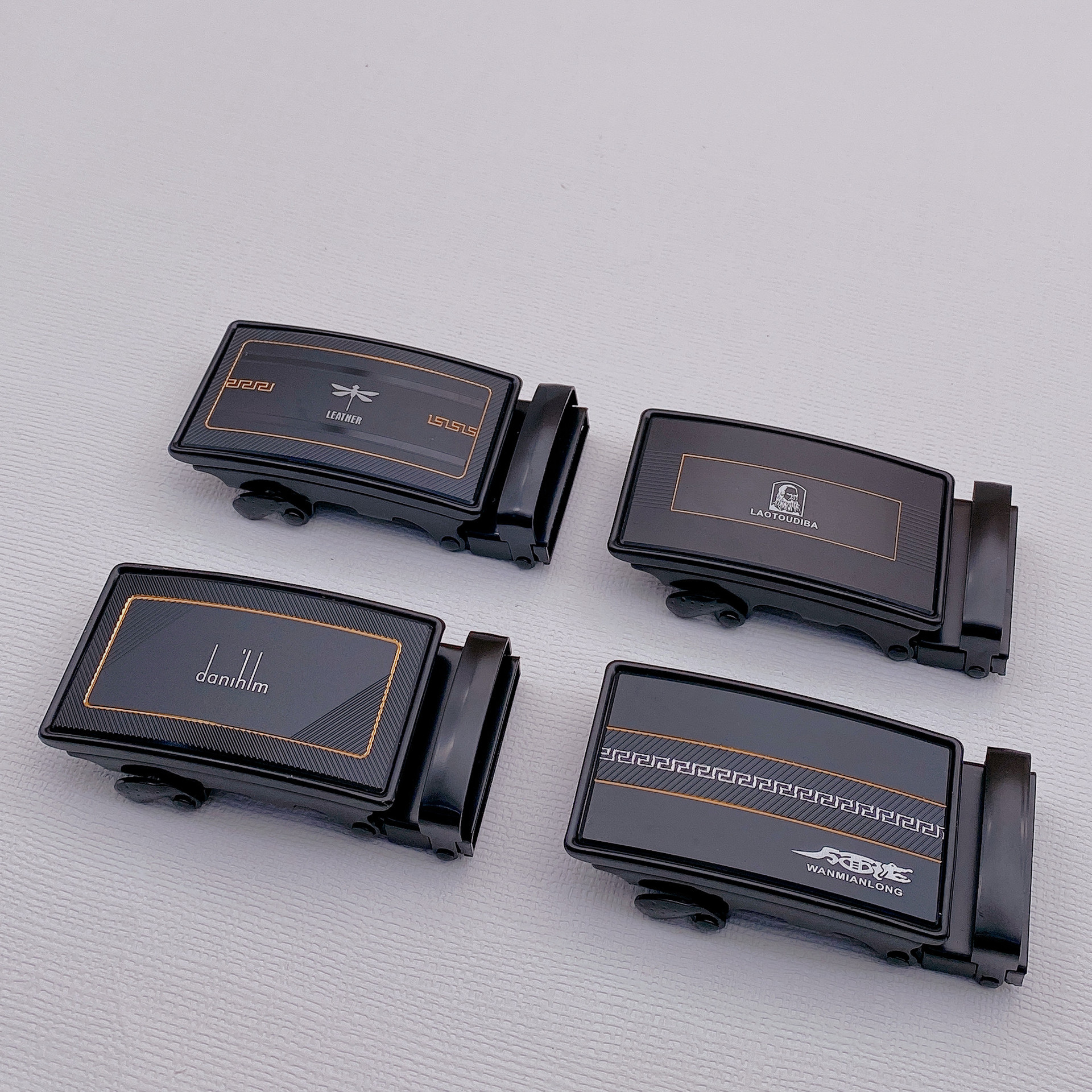 Men's belt buckle, single buckle, 4.0 matte acrylic automatic buckle, suitable for various automatic belts Specification image