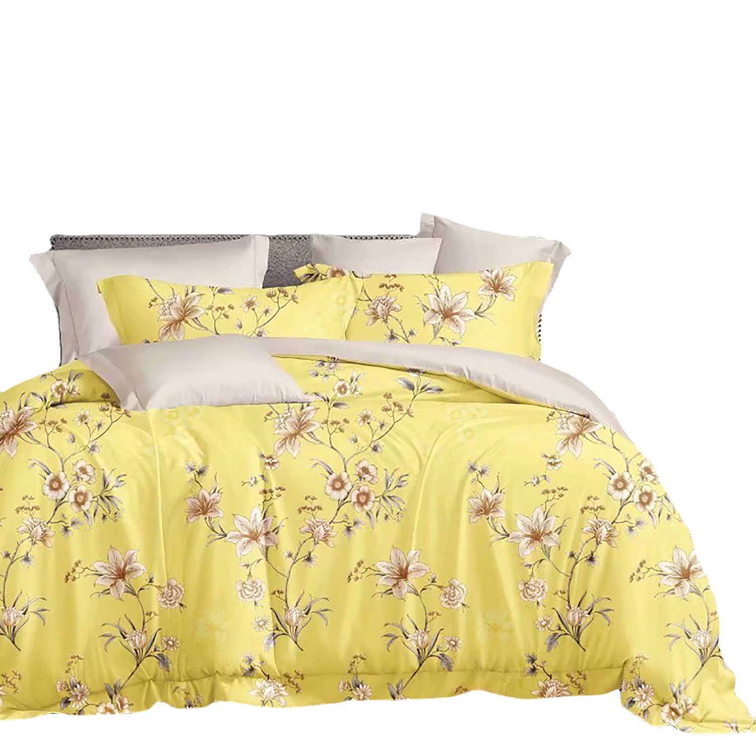 Bedding Four Sets Of Simple Chemical Fiber Bed Cover Four Sets Of Three Sets Of Wholesale Custom Size Item Picture