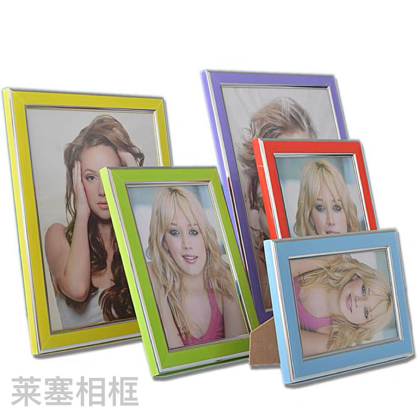 Colorful series PVC material creative decorative items for home decoration, living room and bedroom handicrafts, photos, plastic photo frames Application Scenario