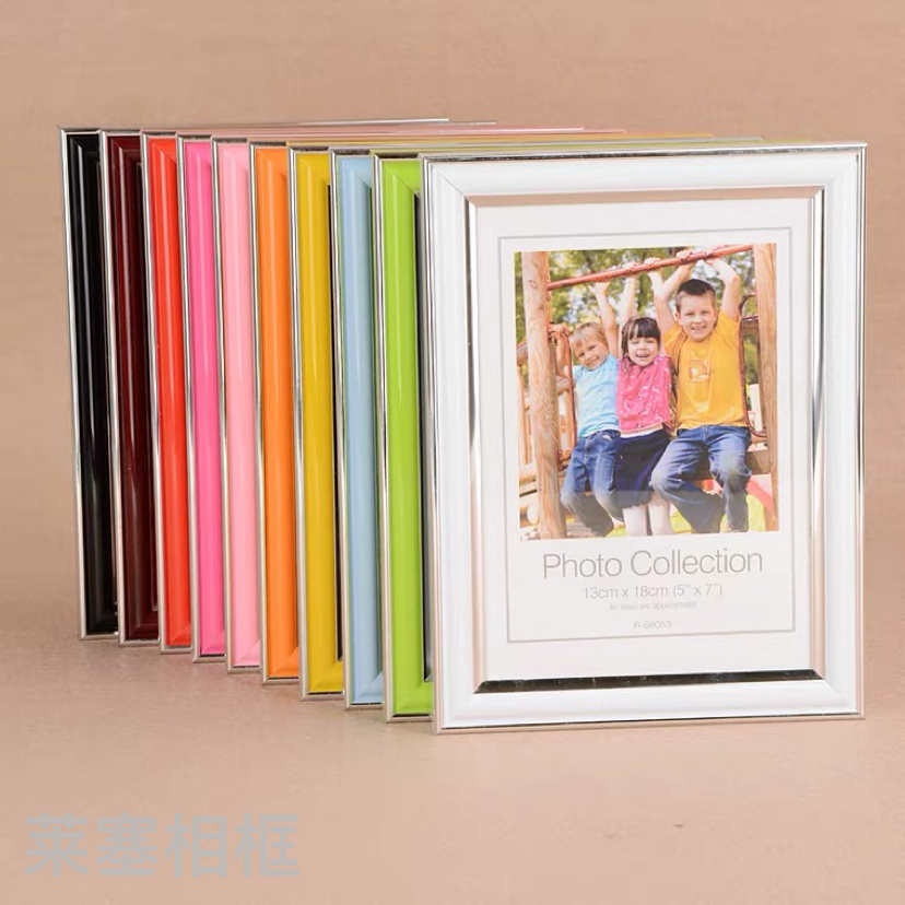 Colorful series PVC material creative decorative items for home decoration, living room and bedroom handicrafts, photos, plastic photo frames
