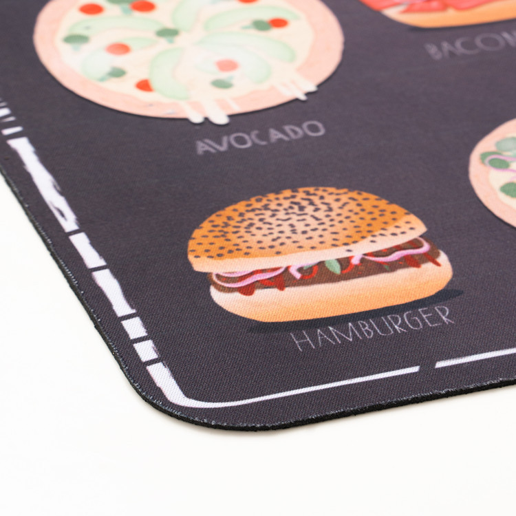 Light luxury home, American retro round bowl MATS and placemats, Nordic ins style, heat-insulating, waterproof and oil-proof table MATS and coasters Specification image