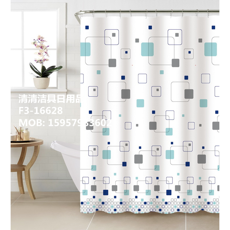 新款浴帘 塑料浴帘 印花浴帘 特厚浴帘 高档浴帘 价格请详询