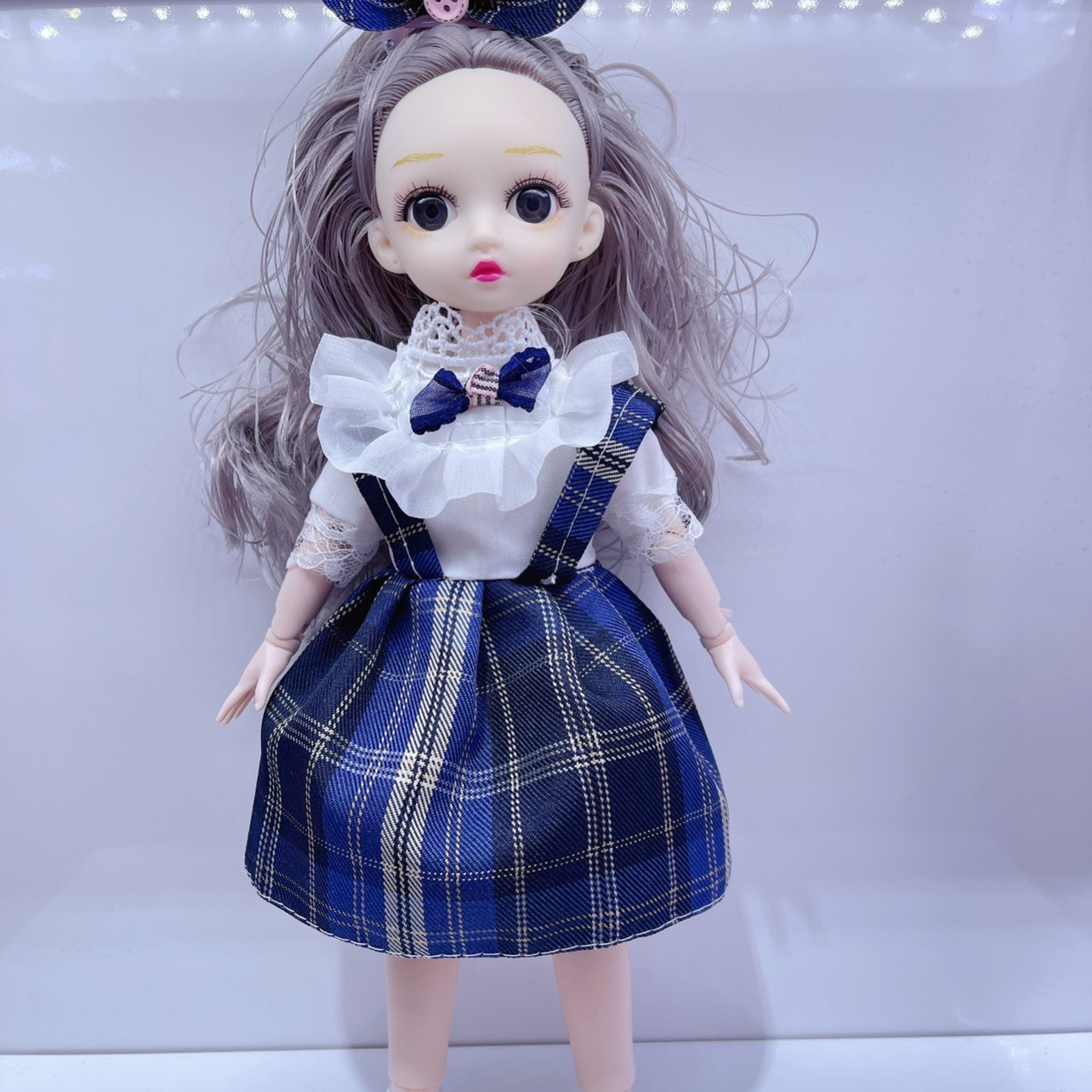 2022 nuevo 12 "30cm articulado barbie muñeca moda academia viento JK casual traje música llavero details Picture