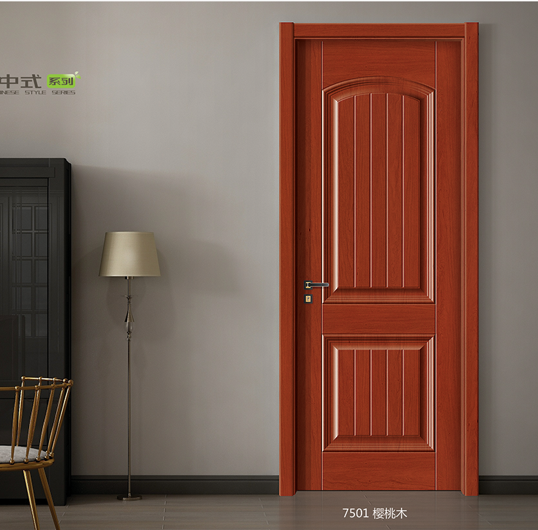 Interior door, bedroom door, suite door, ecological lacquered wood door, solid wood composite door, room door, modern and simple door, room door Specification image