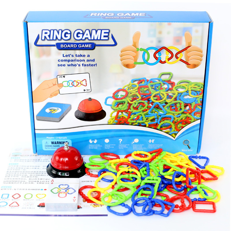 Rinbo toys interlocking children's table games hands-on brain response force parent-child interactive games