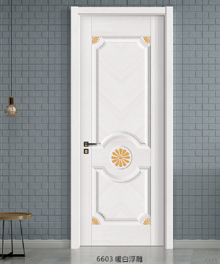 Interior door, bedroom door, suite door, ecological lacquered wood door, solid wood composite door, room door, modern and simple door, room door details Picture