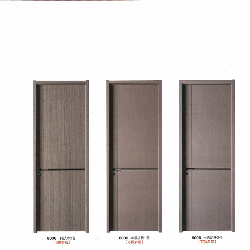 All-wood doors, bedroom doors, suite doors, solid wood composite doors, room doors, modern and simple doors, ecological lacquered doors, interior doors Item Picture
