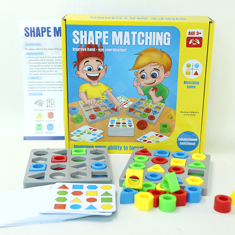 [emparejamiento de forma] rinbo cerebro gran capacidad de pensamiento de espacio de combate capacidad práctica cognitiva juegos de mesa de aprendizaje temprano juguetes Specification image