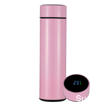 Intelligent display 304 stainless steel thermos cup Straight body thermos cup touch display temperature