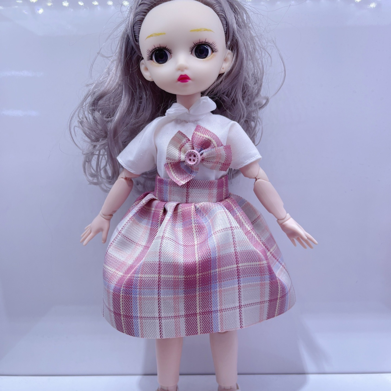 2022 nuevo 12 "30cm articulado barbie muñeca moda academia viento JK casual traje música llavero Specification image
