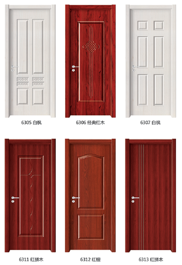Interior door, bedroom door, suite door, ecological lacquered wood door, solid wood composite door, room door, modern and simple door, room door