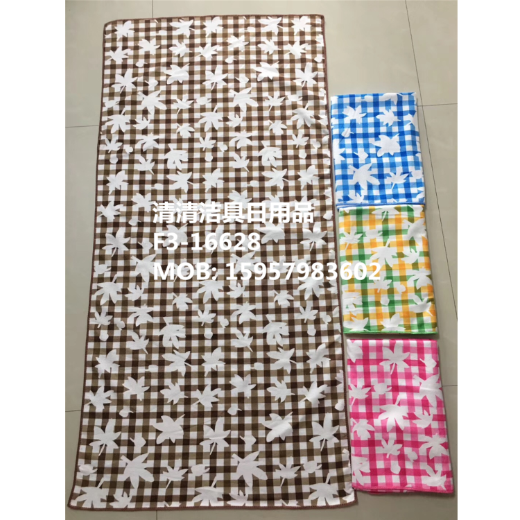 超纤印花浴巾 大毛巾 抹布毛巾