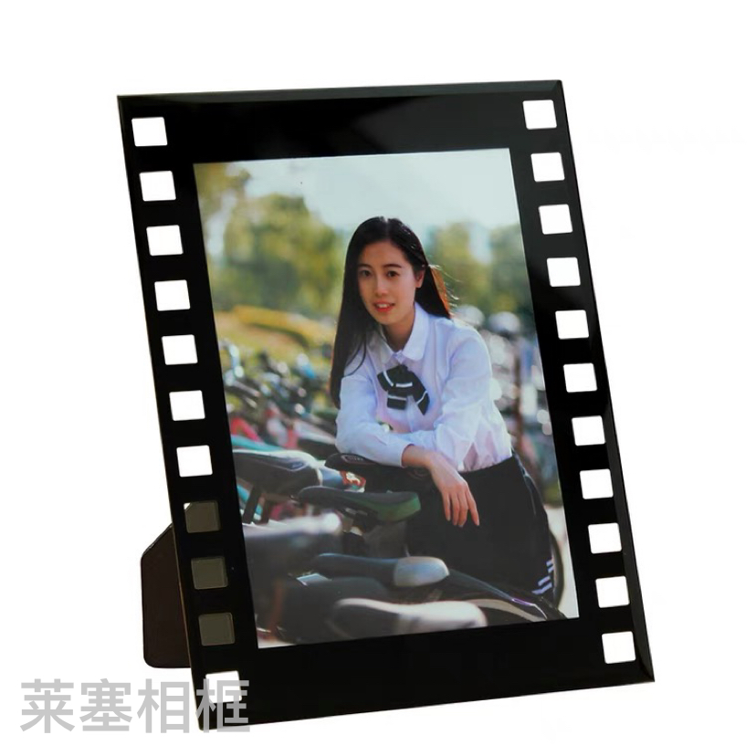 Bilateral glass creative ornaments for home decoration, living room and bedroom handicrafts, photos, glass photo frames Specification image