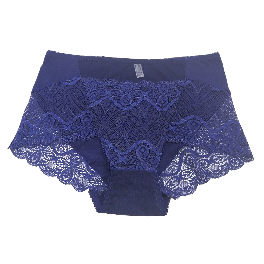 3xl plus Plus-size high-waists Lace panties Sexy sheer lace briefs for women Item Picture