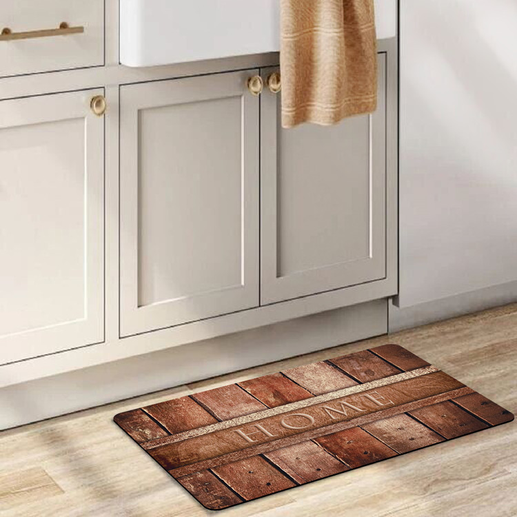Door mat, dust-proof, waterproof and anti-slip mat for entering the door, no-rinse floor mat for stepping, washable floor mat, bathroom absorbent floor mat