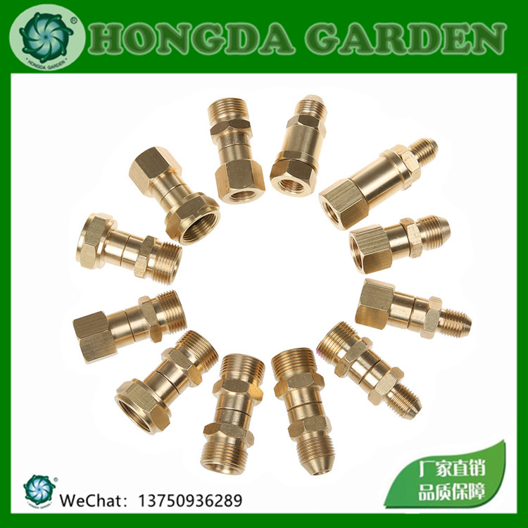 Anti-entanglement joint high-pressure cleaner, 360-degree anti-entanglement joint, high-pressure water gun, water pipe diameter reducer and conversion joint HONGDA Hongda Garden