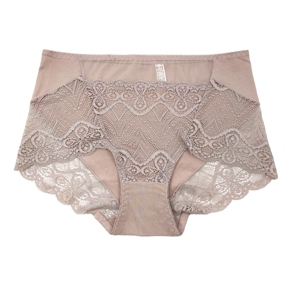 3xl plus Plus-size high-waists Lace panties Sexy sheer lace briefs for women details Picture