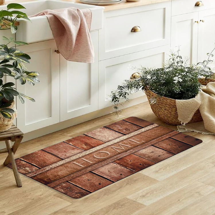Door mat, dust-proof, waterproof and anti-slip mat for entering the door, no-rinse floor mat for stepping, washable floor mat, bathroom absorbent floor mat Specification image