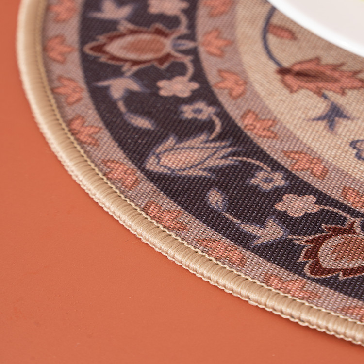 Nordic style mandala porcelánico texturizado home aislante térmico cojín de olla cojín de comida antiaceite retro western cojín de plato Specification image