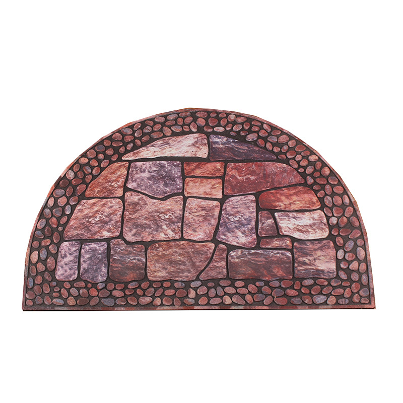 American and European style household entrance outdoor rubber flocking, entrance door, foyer, door mat, floor mat, carpet, foot rubbing Item Picture