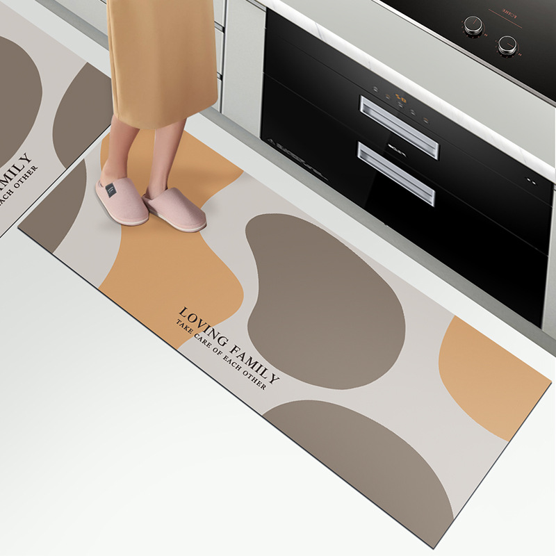 厨房天然橡胶地垫防水防滑防油加厚高回弹跨境外贸地垫批发