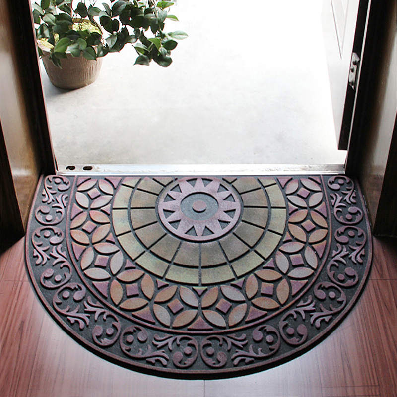 American and European style household entrance outdoor rubber flocking, entrance door, foyer, door mat, floor mat, carpet, foot rubbing