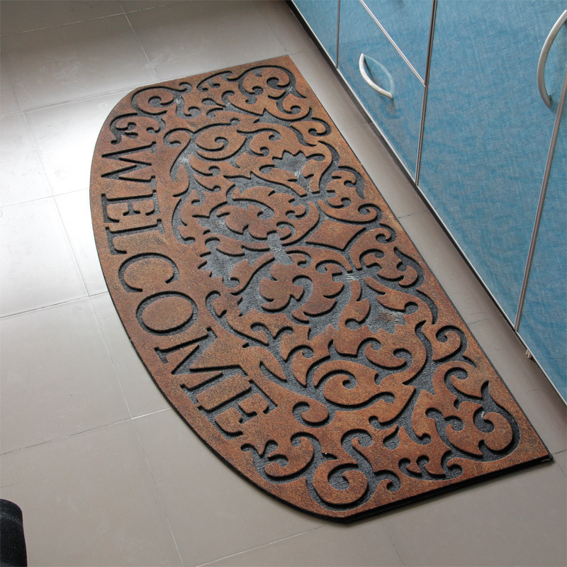 American and European style household entrance outdoor rubber flocking, entrance door, foyer, door mat, floor mat, carpet, foot rubbing Application Scenario