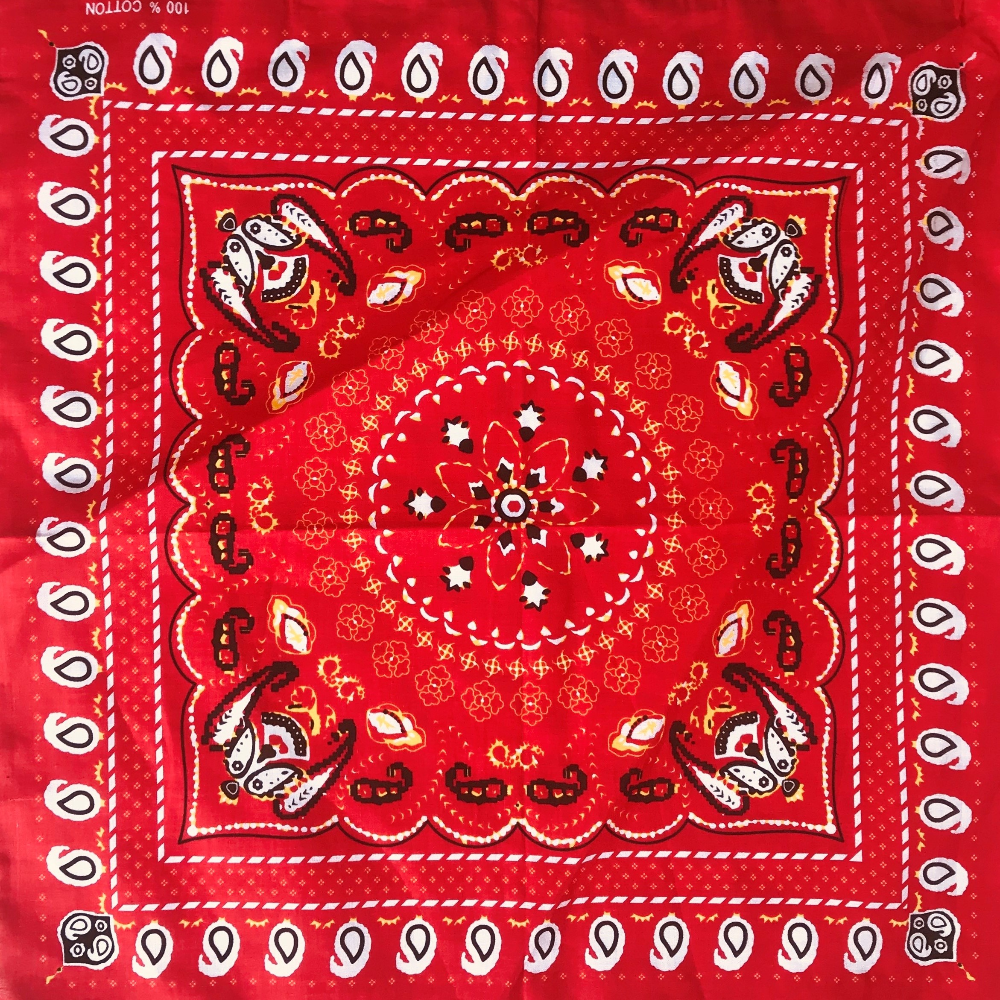 Square handkerchiefs, street stalls, export cotton square handkerchiefs, hip-hop headscarves, outdoor large handkerchiefs, sports sweat-absorbing handkerchiefs, wrapping handkerchiefs, export