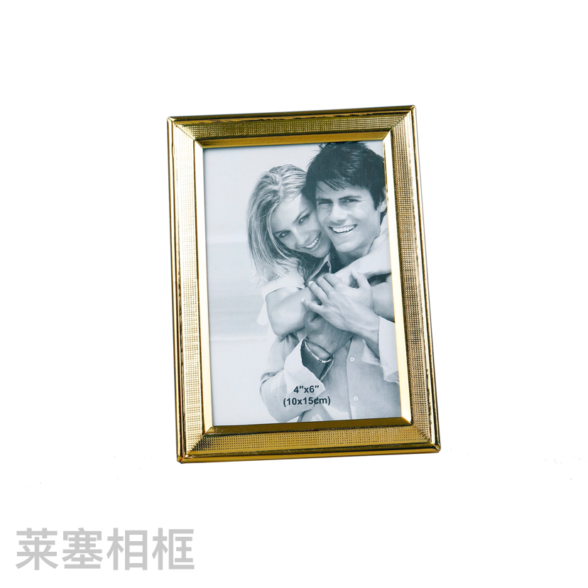 Electroplated gold creative decorative items for home decoration, living room and bedroom handicrafts, photos, metal photo frames