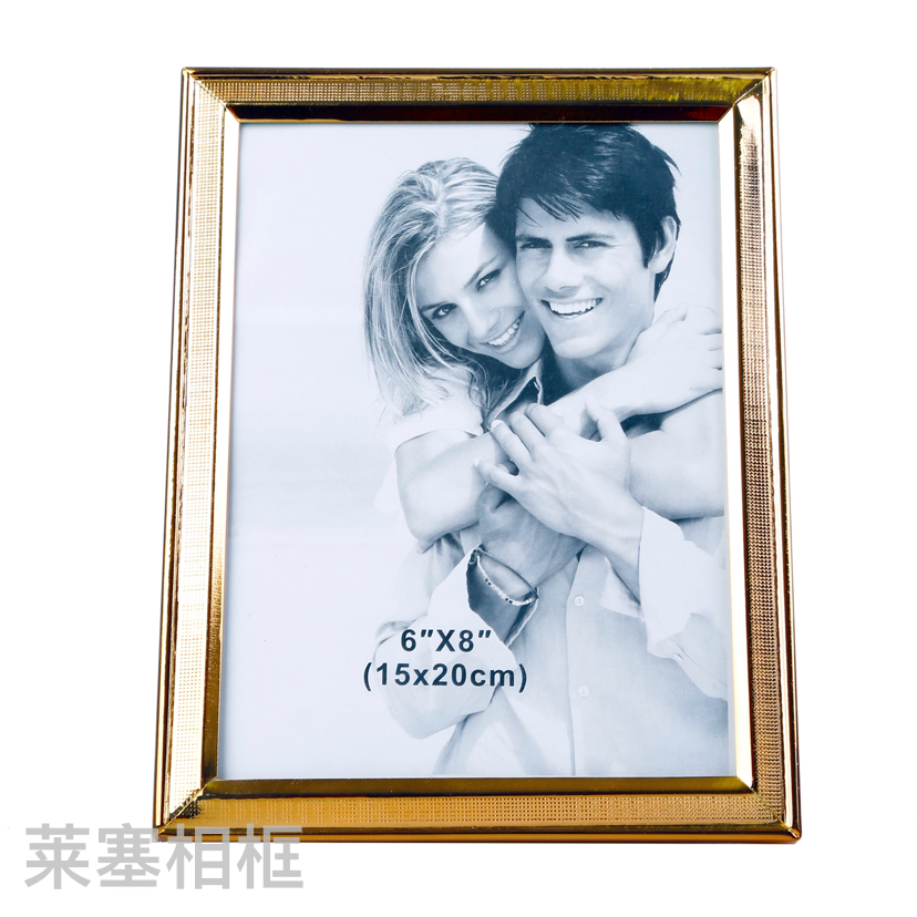 Electroplated gold creative decorative items for home decoration, living room and bedroom handicrafts, photos, metal photo frames Specification image