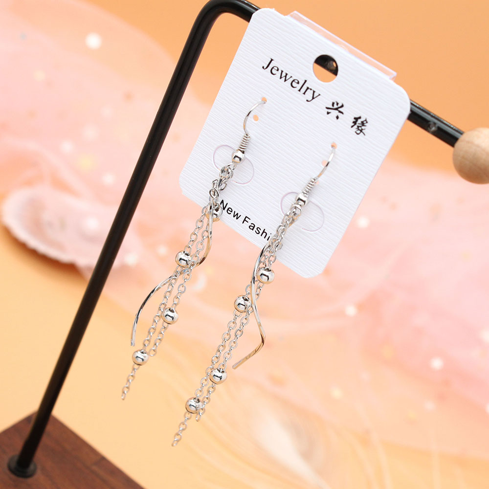Pudding Station Tassel earrings, stud earrings, women's earrings and pendants, fashionable and simple accessories, versatile accessories, wholesale of Yiwu accessories